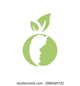 el logo de la hoja de belleza es agradable y atrae a los clientes