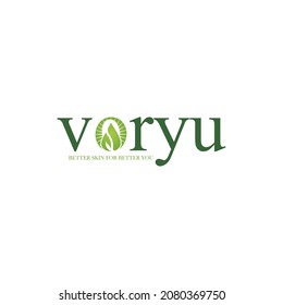 el logo de la hoja de belleza es agradable y atrae a los clientes