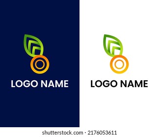 hoja con plantilla de diseño de logotipo moderno para abejas