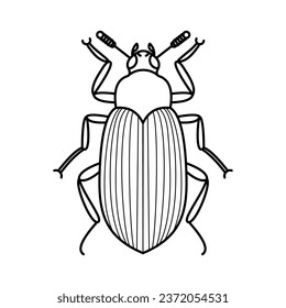 Leaf Beetle Icon For Logo And More