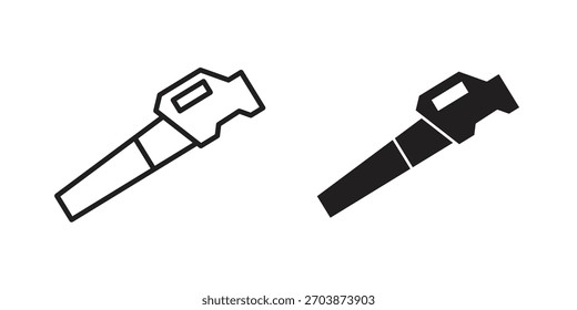 Leaf blower icon for web design, mobile apps
