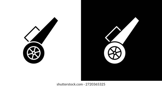 Iconos de soplador de hojas para proyectos gráficos y de Diseño web