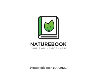 leaf book logo, icon, symbol