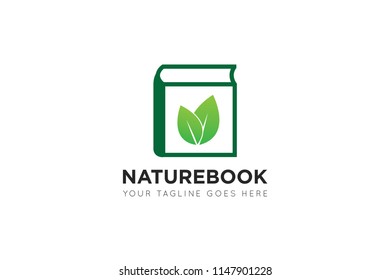 leaf book logo, icon, symbol