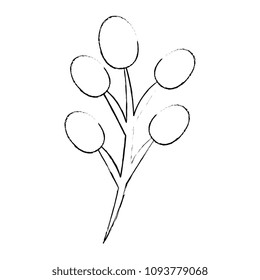 Leaf branch natural icon