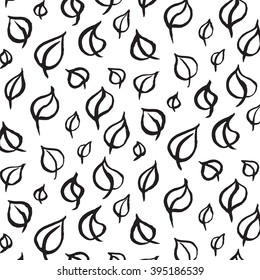 Leaf brush texture background pattern