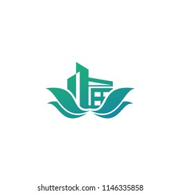 leaf build logo template