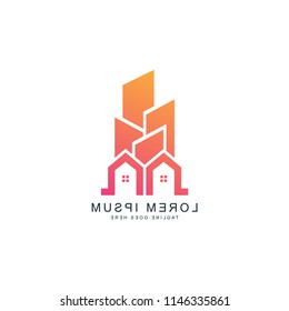 leaf build logo template