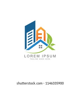 leaf build logo template