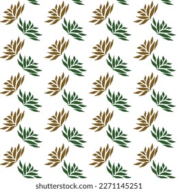 Leaf Bunch Linear Seamless Repeat Pattern perfect for all kinds of fabric, bedding, wallpaper, covers and posters. Minimal and Clean Design
