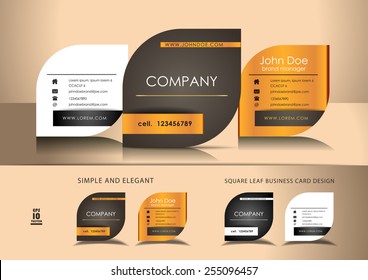 Leaf business cards