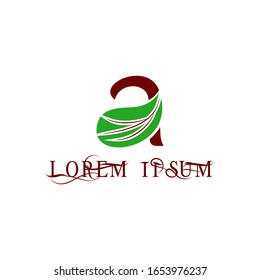 Elementos de plantilla de diseño de iconos de logotipo de empresa hoja. Signo de color del vector.
