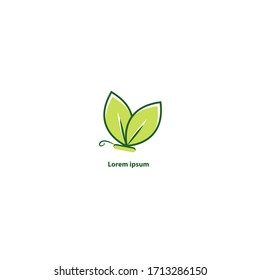 Leaf Butterfly Logo For Business.
Cool Logo