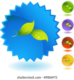 Leaf button