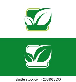 Leaf can be use for icon, sign, logo and etc