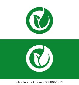 Leaf can be use for icon, sign, logo and etc