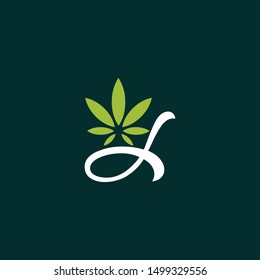 Leaf Cannabis Naturally Creative Logo