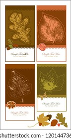 leaf card set