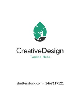 Leaf Care Creative Business Logo