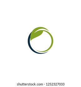 Leaf Circle Creative Abstract Naturally Business Logo