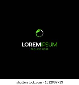 Leaf Circle Nature Modern Abstract Creative Business Ecology Logo