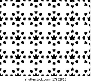 Leaf Circle Pattern - seamlessly tiles, fully editable