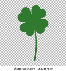 Leaf clover. Four leaf clover.  Vector design abstract illustration