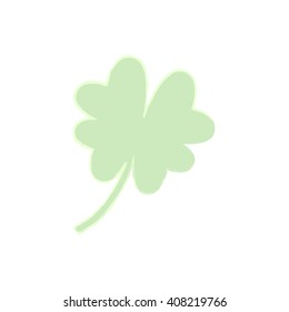 Leaf clover icon. Saint patrick symbol. Ecology concept.