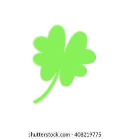 Leaf clover icon. Saint patrick symbol. Ecology concept.