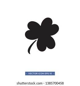 for leaf clover icon vector Illustration
