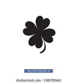 for leaf clover icon vector Illustration