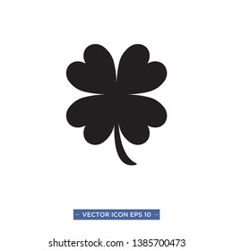 for leaf clover icon vector Illustration