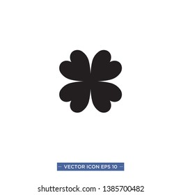 for leaf clover icon vector Illustration