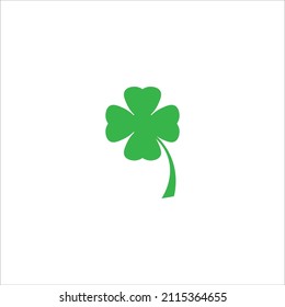 leaf clover icon, vector, illustration, 10 eps