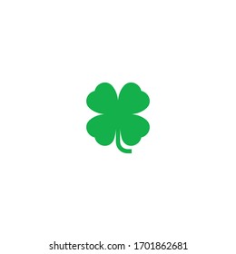 Leaf Clover Isolated on white background emoji, emoticon