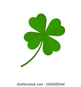 leaf clover isolated on white background,vector