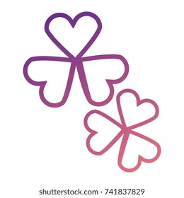 leaf clover plant icon