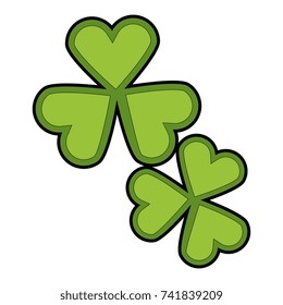 leaf clover plant icon