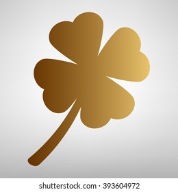 Leaf clover sign