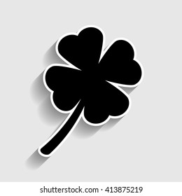 Leaf clover sign