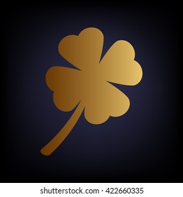 Leaf clover sign