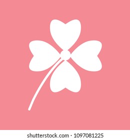 Leaf clover sign icon