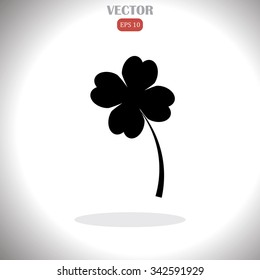leaf clover sign icon