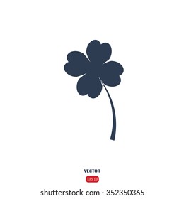 leaf clover sign icon