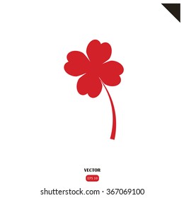 leaf clover sign icon