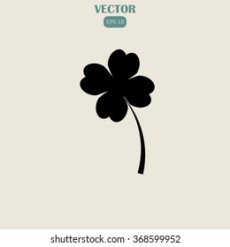 leaf clover sign icon