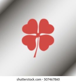 Leaf clover sign icon.