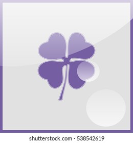 Leaf clover sign icon.