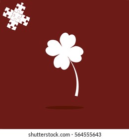 leaf clover sign icon
