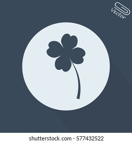 leaf clover sign icon